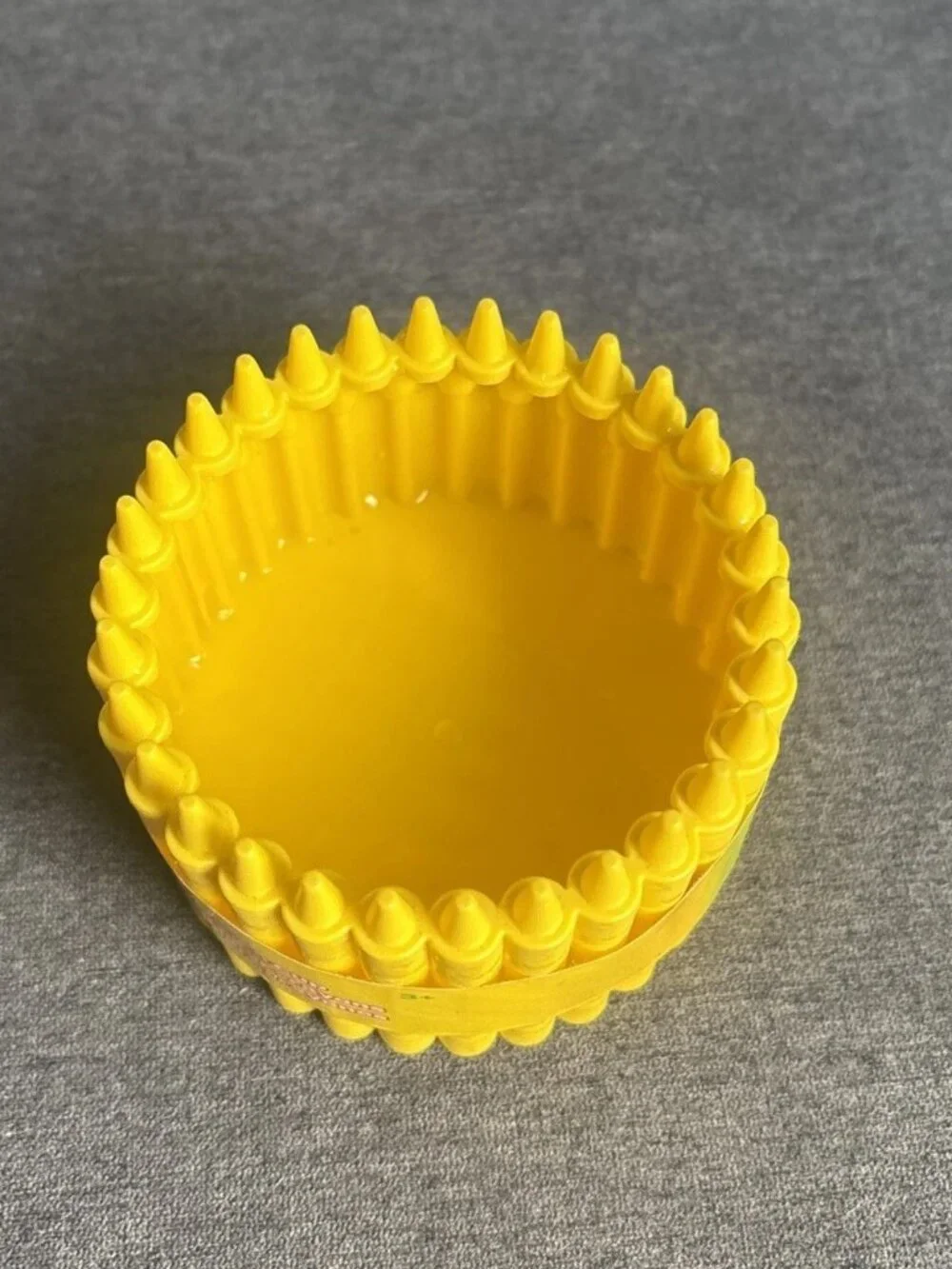 Crayola Crayon Cup Yellow Daffodil Color 2019 Art Desk Storage Cute